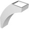 Ekena Millwork 4-in. W x 10-in. D x 14-in. H Thorton Architectural Grade PVC Knee Brace BRCP04X10X14THR - alternate 4
